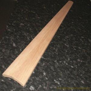 1/2 SIZE DOUBLE BASS FINGERBOARD HARDWOOD